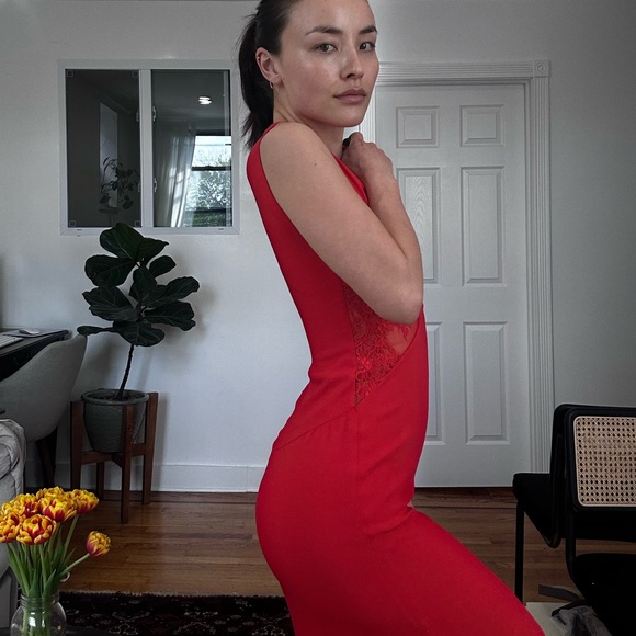 Roberto Cavalli Vintage Red Gown - Picture 5 of 10